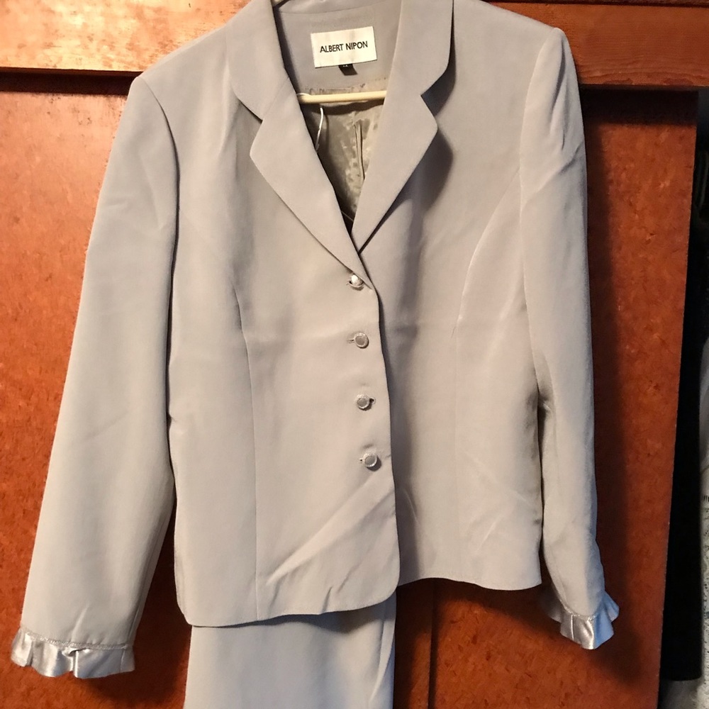 Suit light grey